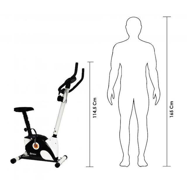 Bicicleta Ergométrica Vertical Magnética Gallant Elite X Branca GBE03HMGA-BR