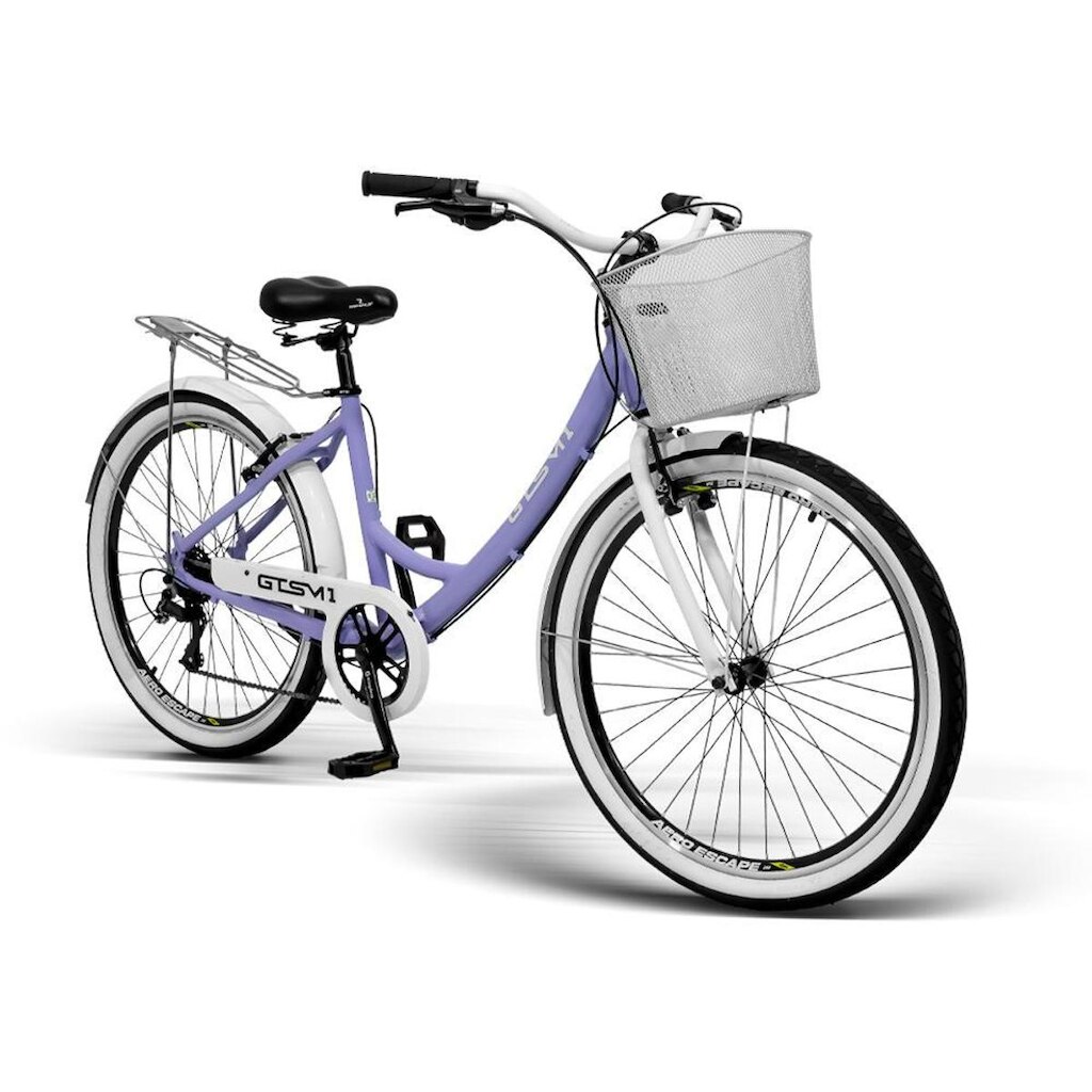 Bicicleta Feminina 26 GTS M1 Freio V-Brake 7v TSI7 KS Retrô