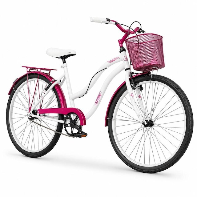 Bicicleta Feminina Aro 26 Urbana Forss Hello Com Cestinha Azul Turquesa