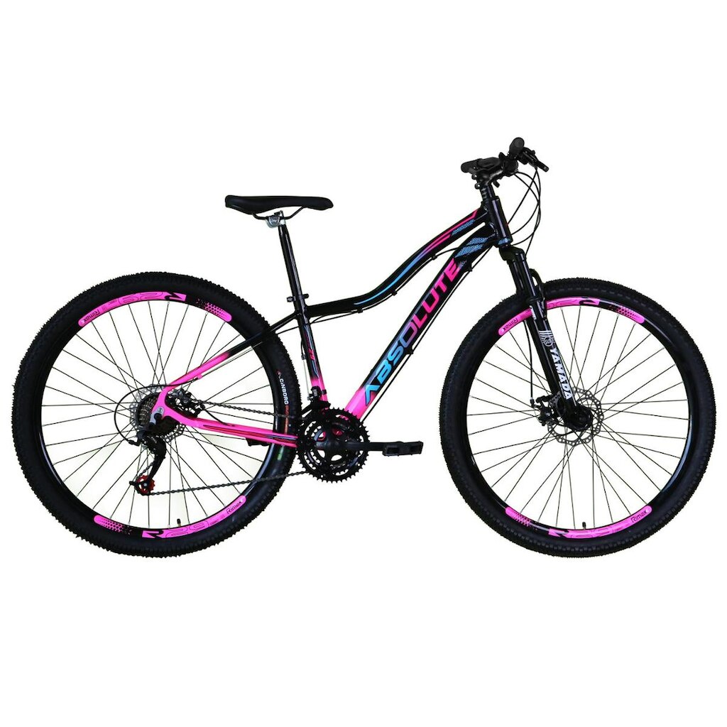Bicicleta Feminina Aro 29 Absolute Hera 24v Alumínio Freio a Disco MTB Suspensão Dianteira