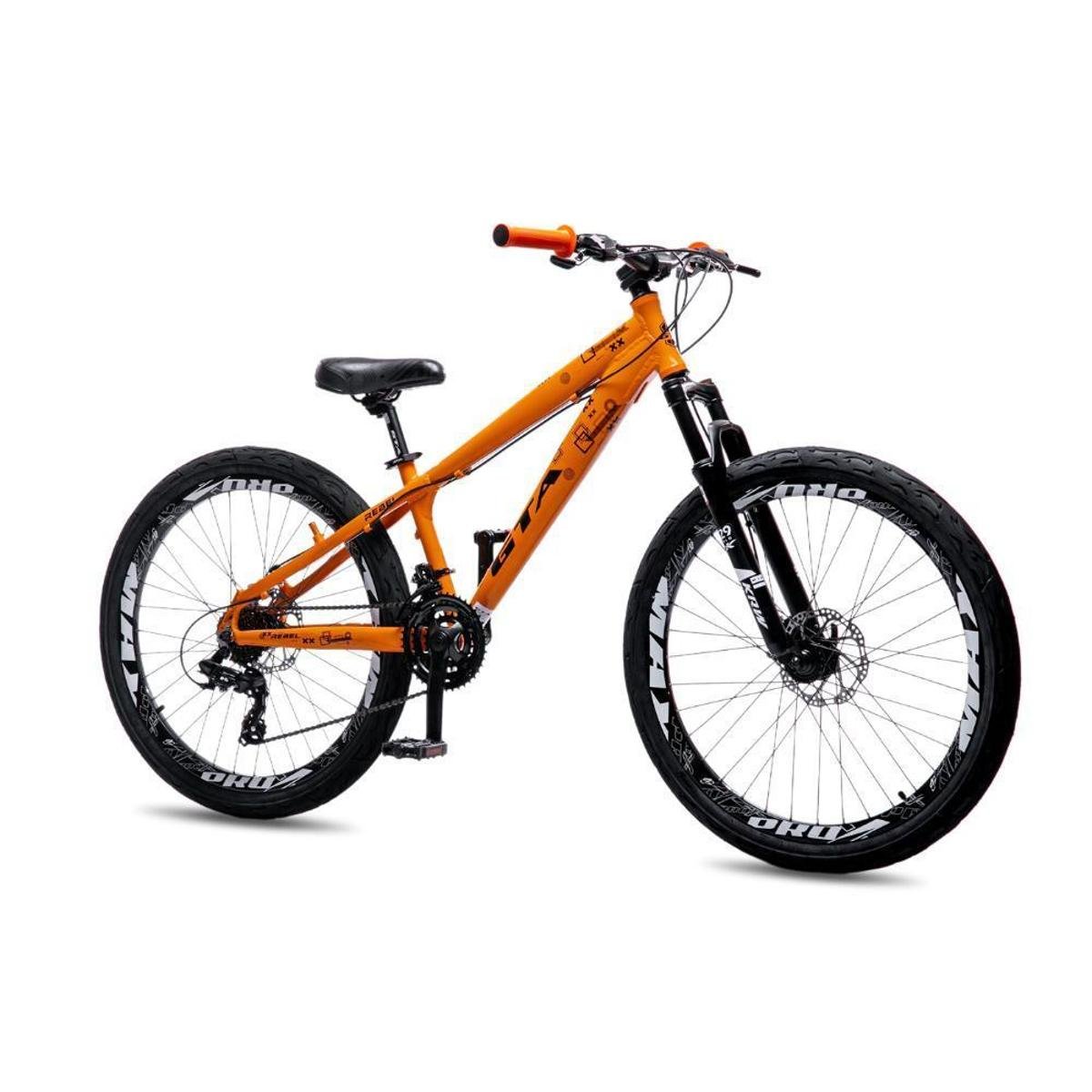 Bicicleta Freeride KRW Aro 26 Freio a Disco 24 Velocidades Menor preço em Bicicleta Freeride KRW Aro 26 Freio a Disco 24 Velocidades