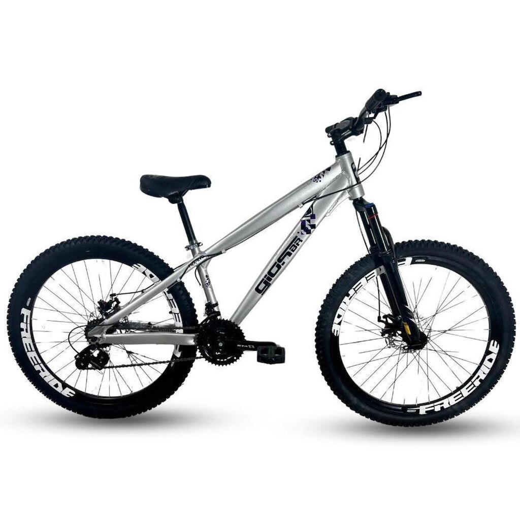 Bicicleta Gios Frx 26 Freio Disco 21v Prata / Cinza