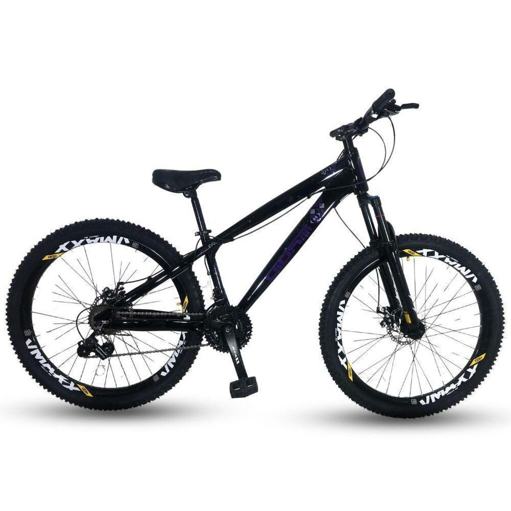 Bicicleta Gios Frx Freeride 26 Freio Disco 21v Preto/Roxo