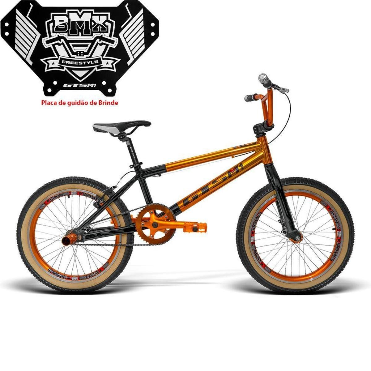 Bicicleta gts aro 20 freio V-brake Sem Marchas | gts m1 bmx