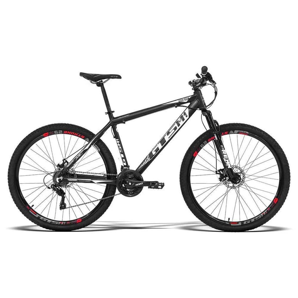 Bicicleta GTS Aro 29 Freio a Disco Câmbio Shimano 21 Marchas e Amortecedor | GTS M1 Advanced 2021 Menor preço em Bicicleta GTS Aro 29 Freio a Disco Câmbio Shimano 21 Marchas e Amortecedor | GTS M1 Advanced 2021
