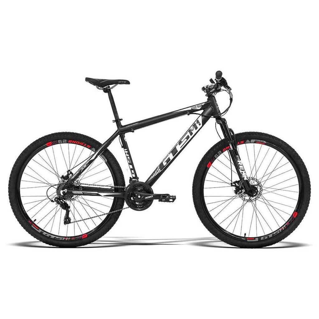 Bicicleta GTS Aro 29 Freio a Disco Câmbio Shimano 21 Marchas e Amortecedor | GTS M1 Advanced