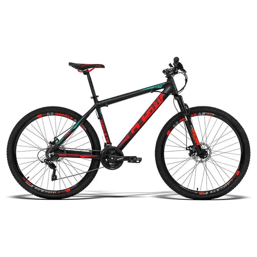 Bicicleta GTS Aro 29 Freio a Disco Câmbio Shimano 21 Marchas e Amortecedor | GTS M1 Advanced