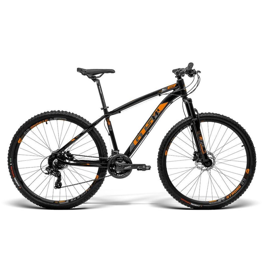 Bicicleta GTS Aro 29 Freio a Disco Hidráulico Cubo K7 24 Marchas e Amortecedor | GTS M1 Ride New 202