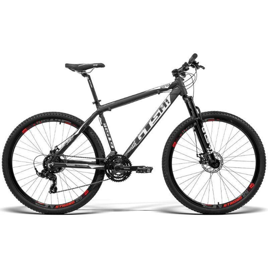 Bicicleta Gts aro 29  freio a disco Kit Shimano 21 marchas Catraca Mega Range e Amortecedor | GTSM1