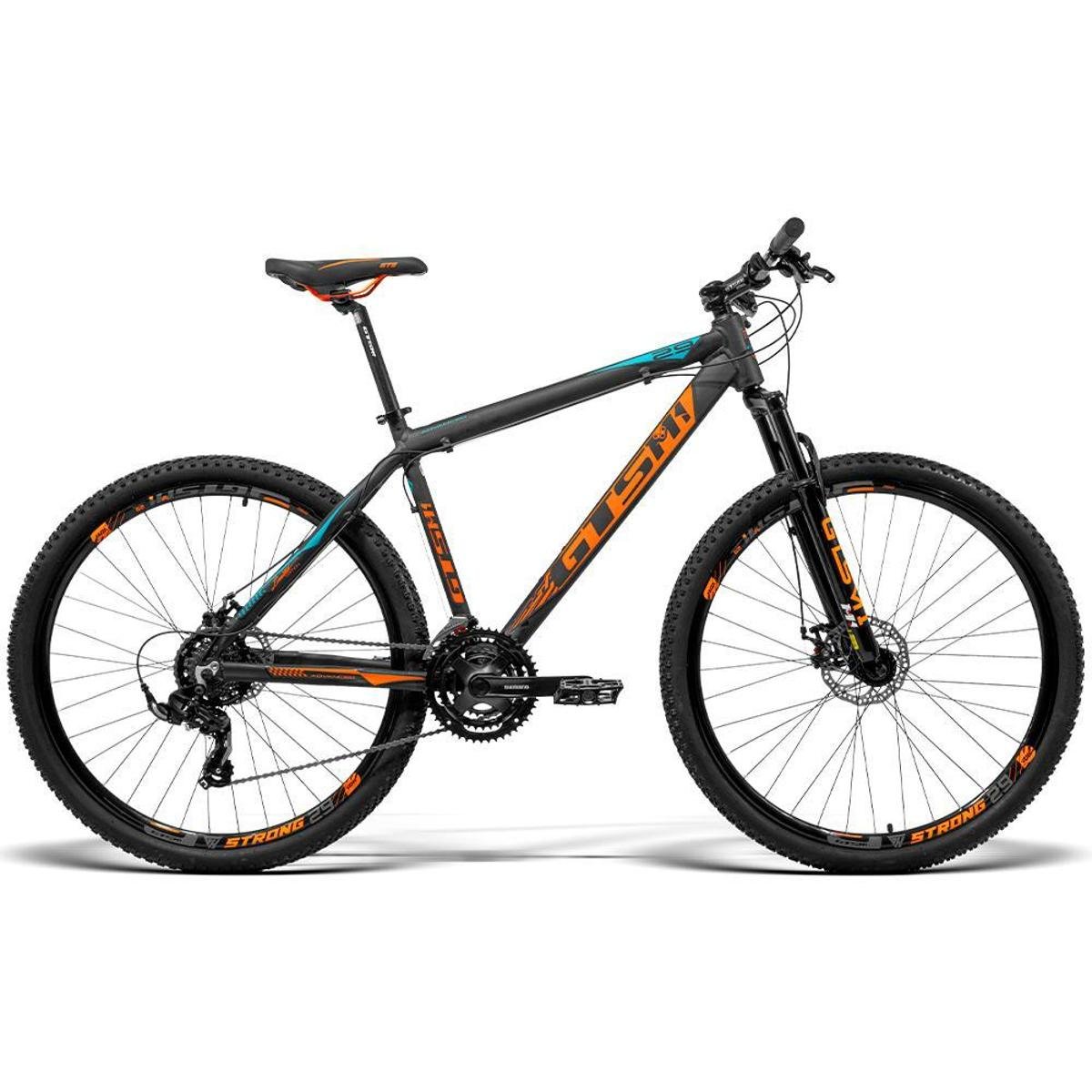 Bicicleta Gts aro 29 freio a disco Kit Shimano 21 marchas Catraca