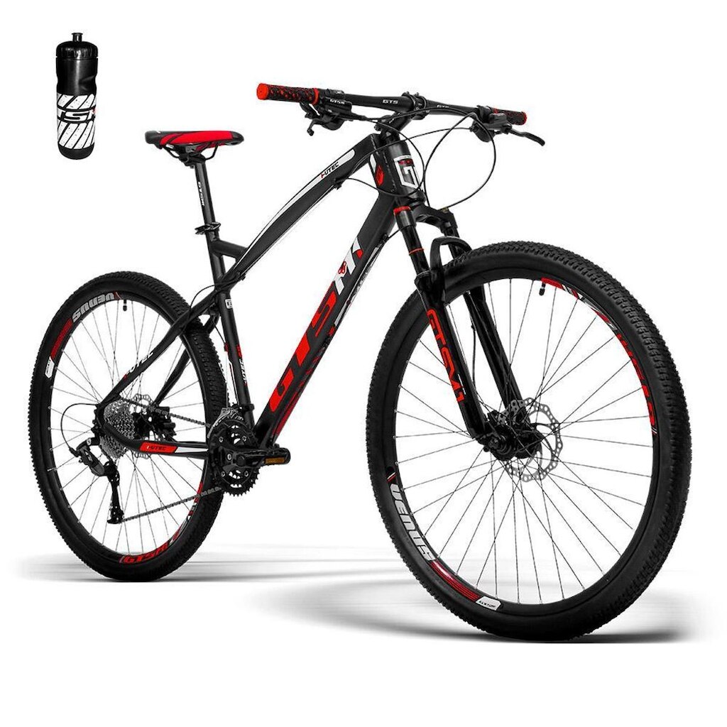 Bicicleta GTS Aro 29 Freio Hidráulico Câmbio mx9 27 Marchas e Amortecedor trava no ombro  | GTS M1 I
