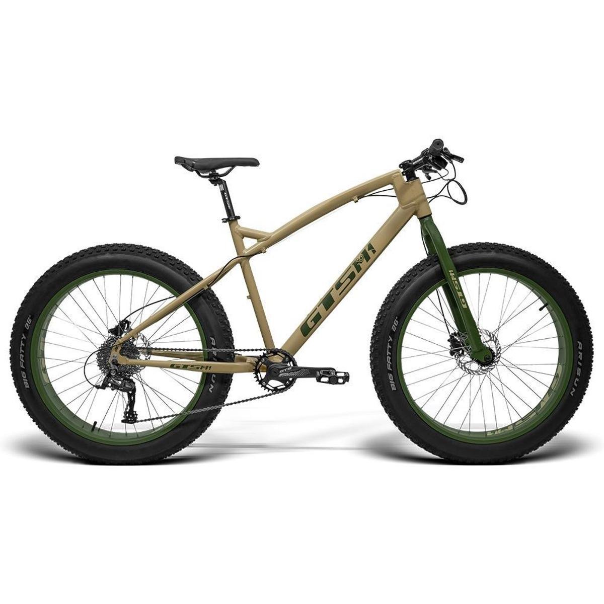 Bicicleta GTS Fat Bike Aro 26 com Freio a Disco Hidráulico 9 Marchas e Garfo Rígido | GTS M1 I-Vtec Menor preço em Bicicleta GTS Fat Bike Aro 26 com Freio a Disco Hidráulico 9 Marchas e Garfo Rígido | GTS M1 I-Vtec