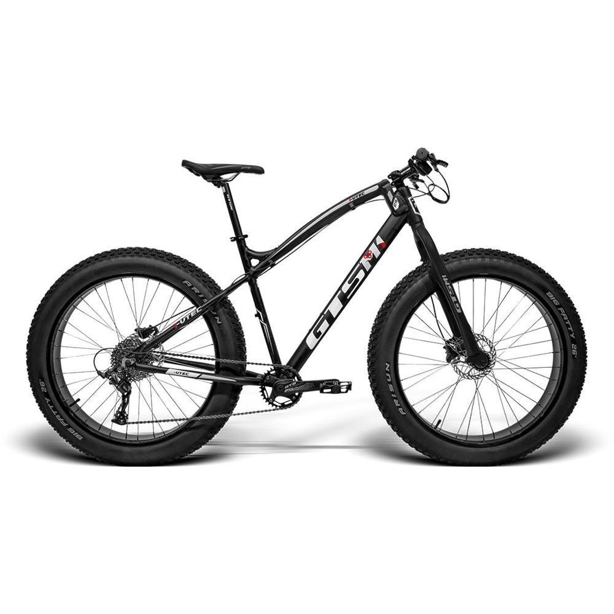 Bicicleta GTS Fat Bike Aro 26 com Freio a Disco Hidráulico 9 Marchas e Garfo Rígido | GTS M1 I-Vtec