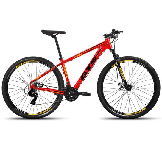 Bicicleta Gts Feel Aro 29 Freio À Disco 24 Marchas