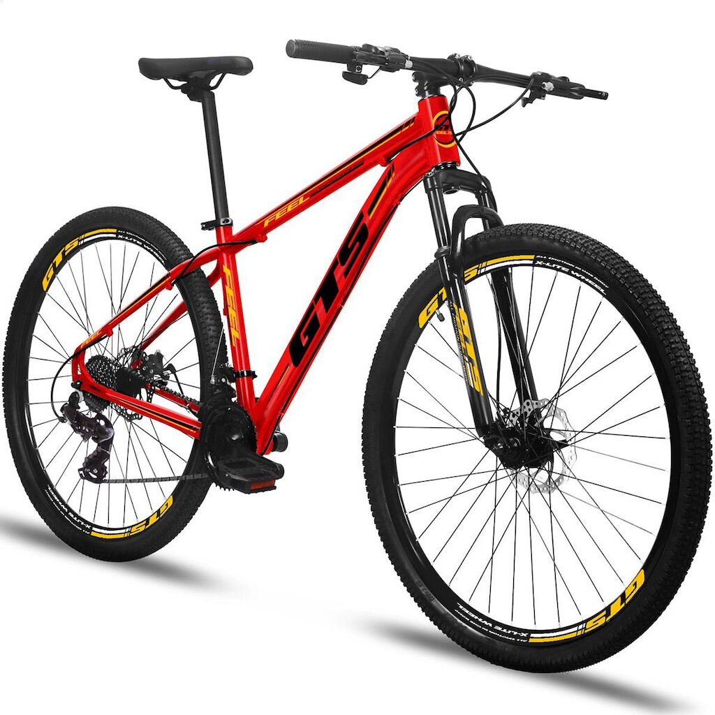 Bicicleta Gts Feel Aro 29 Freio À Disco 27 Marchas