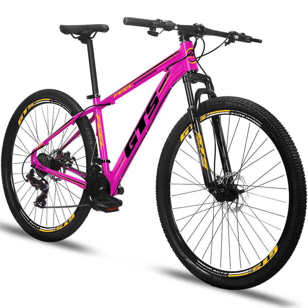 Bicicleta Gts Feel Aro 29 Freio À Disco 27 Marchas