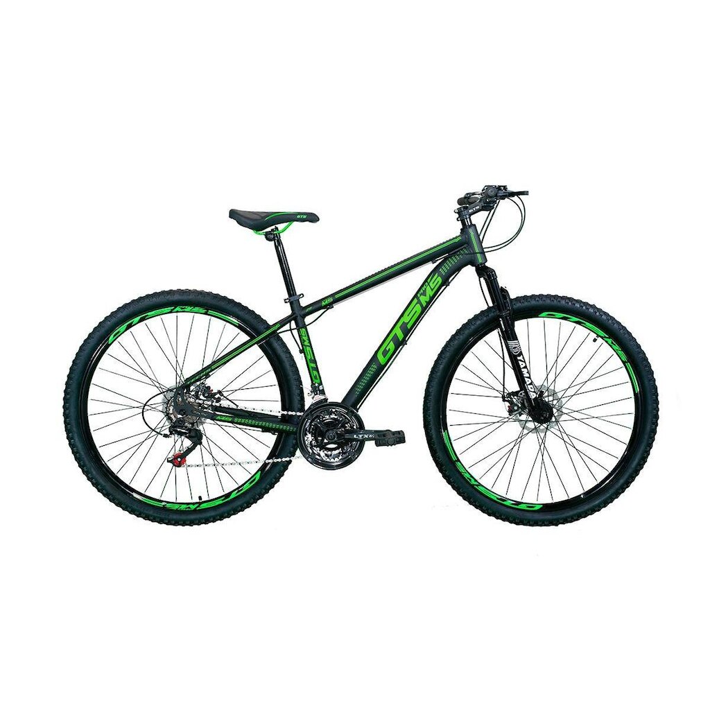 Bicicleta Gts Pro M5 Techs Alumínio Aro 29 Freio a Disco 21 Marchas
