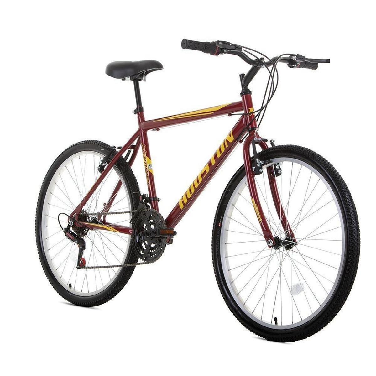 Bicicleta Houston Foxer Hammer Vb Aro 26 Rígida 21 Marchas - Vermelho