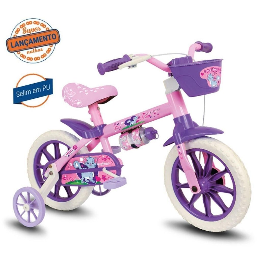 Bicicleta Infantil Aro 12 Cat - Nathor