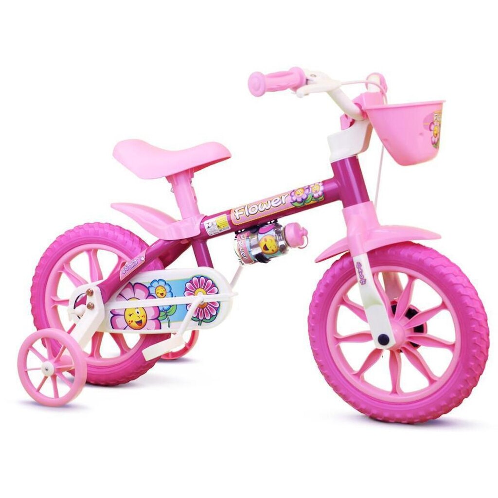 Bicicleta Infantil Aro 12 Feminina Flower