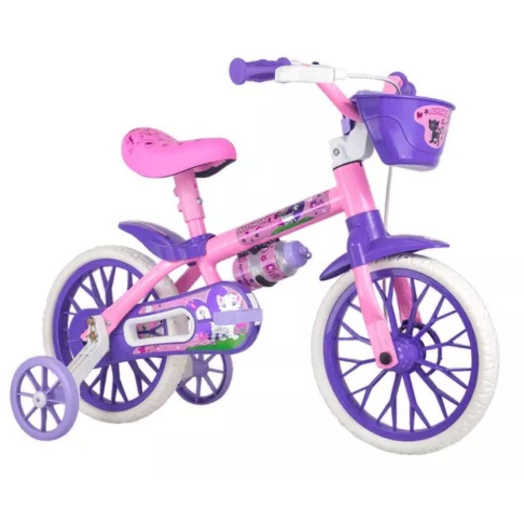 Bicicleta Infantil Aro 12 Nathor Cat