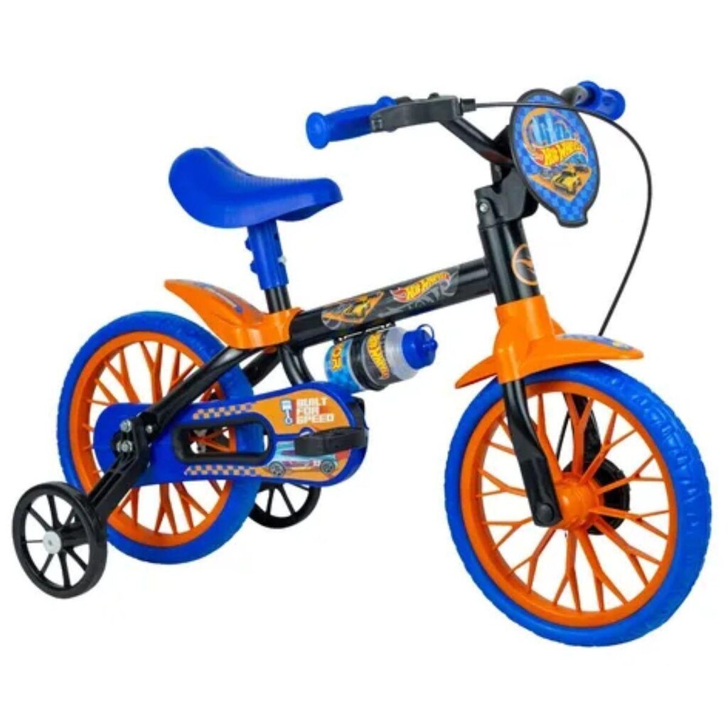 Bicicleta Infantil Aro 12 Nathor Hot Wheels