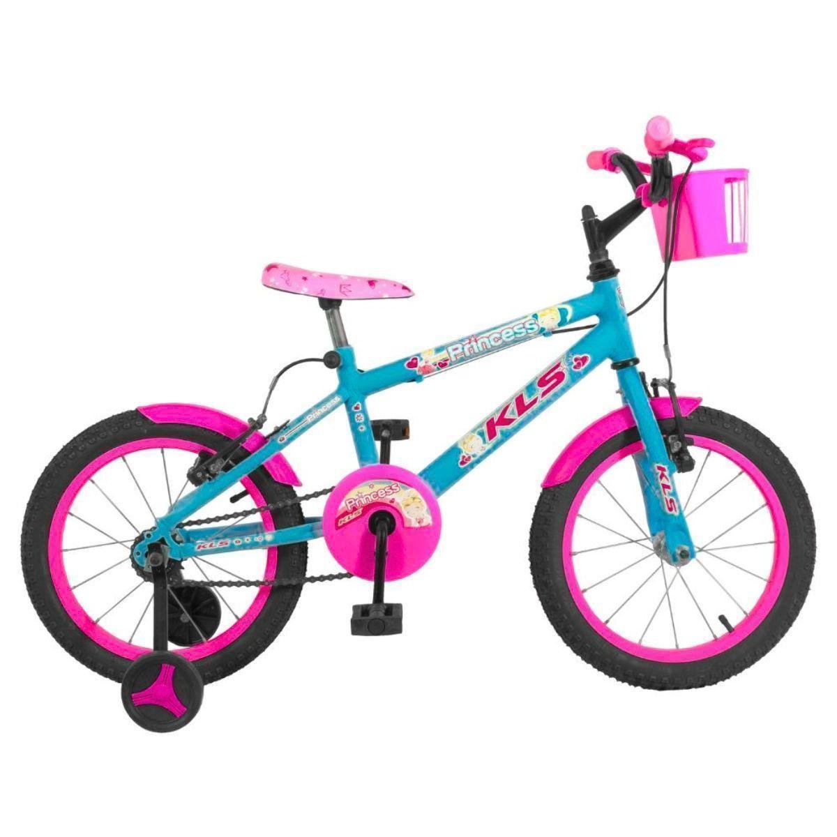 Bicicleta Kls Princess Aro 16 Rígida 1 Marcha - Azul
