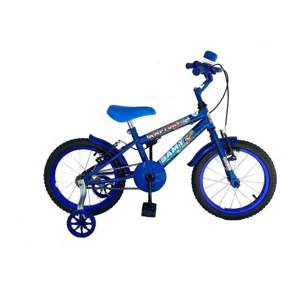 Bicicleta Infantil Aro 16 Menino Roda Lateral Reforçada e Lubrificada