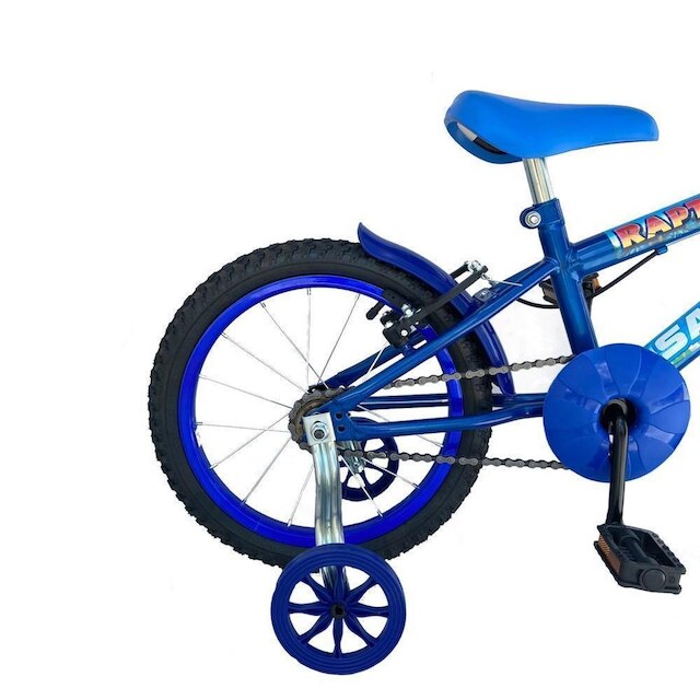 Bicicleta Infantil Aro 16 Menino Roda Lateral Reforçada e Lubrificada