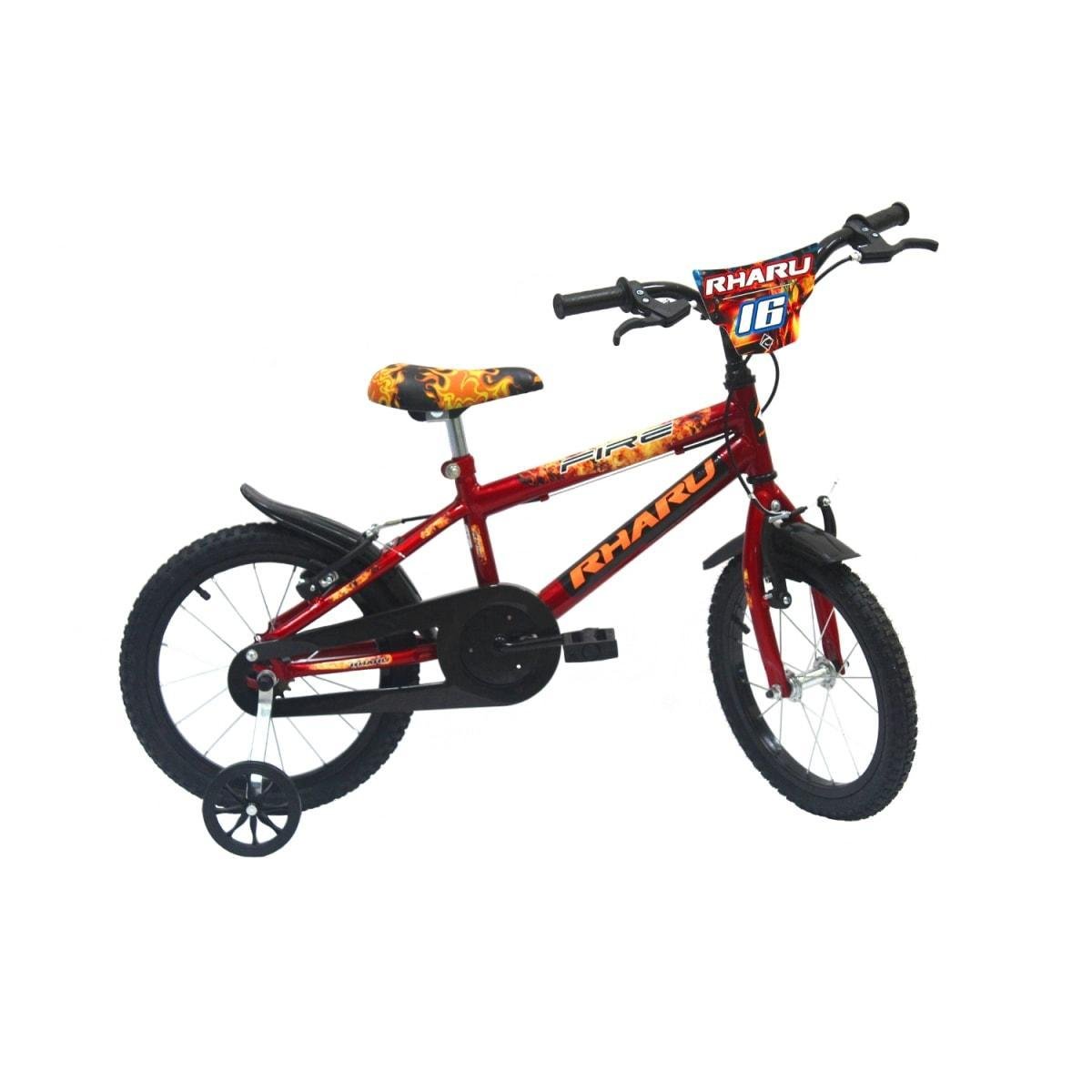 Bicicleta Rharu Tech Aro 16 Rígida 1 Marcha - Vermelho