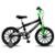 Bicicleta Infantil Aro 16 South Ferinha para Meninos Com Rodinha de Treino - Preto+verde