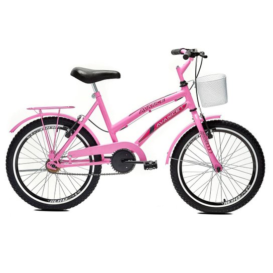 Bicicleta Infantil Aro 20 Avance Ceci V-brake - Rosa Menor preço em Bicicleta Infantil Aro 20 Avance Ceci V-brake - Rosa