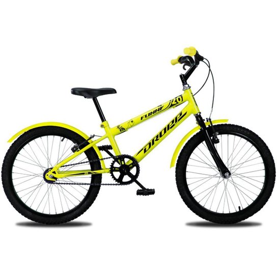 Bicicleta Infantil Aro 20 Dropp Funny Freios V-brake - Amarelo+Preto é ruim? Bicicleta Infantil Aro 20 Dropp Funny Freios V-brake - Amarelo+Preto é boa?