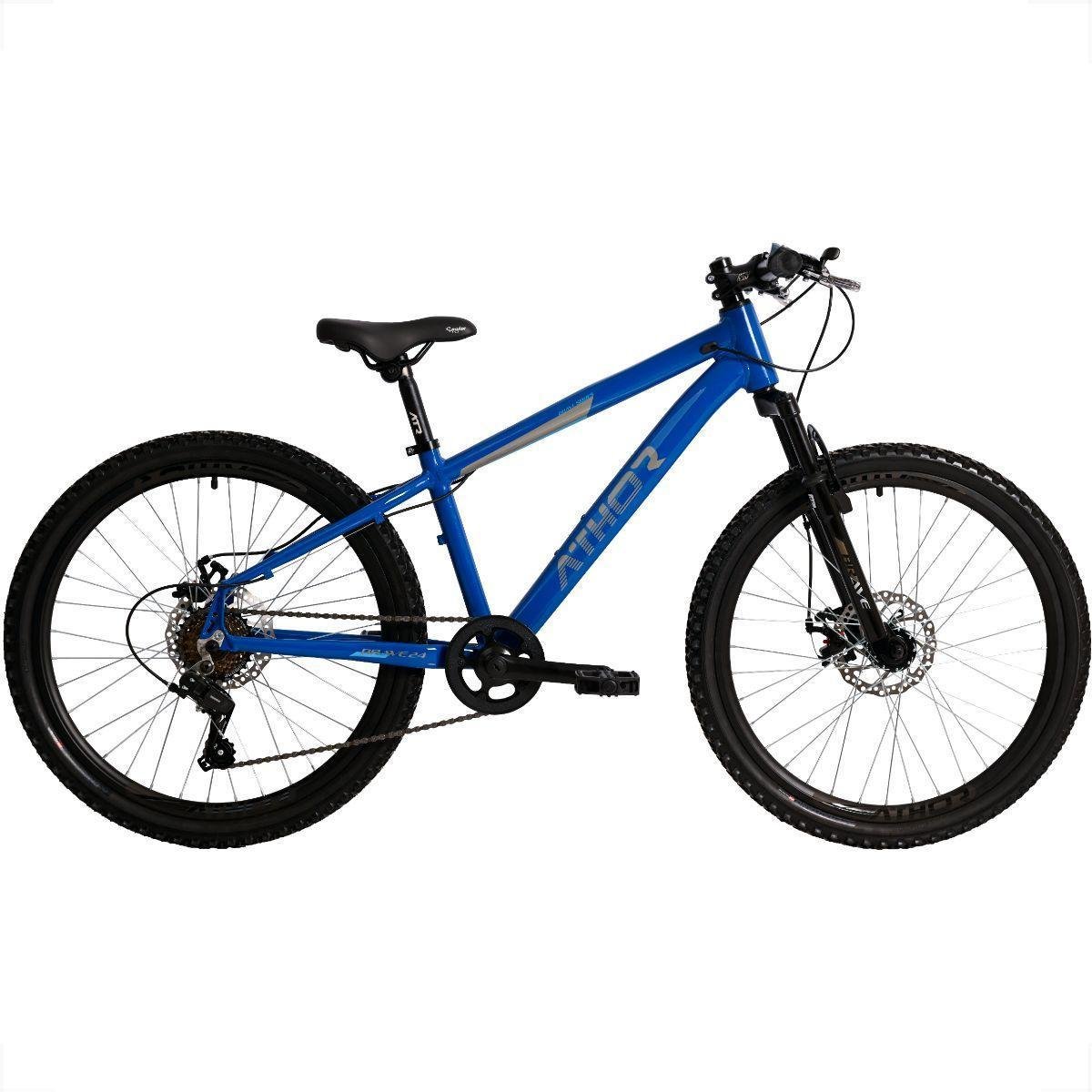 Bicicleta Athor Bike Brave Disc M Aro 24 Susp. Dianteira 21 Marchas - Azul