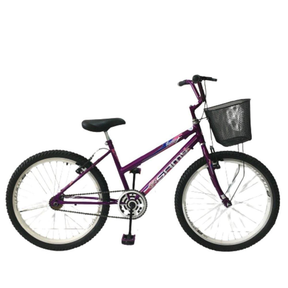Bicicleta Infantil Aro 24 Menina Passeio Com Cestinha Freio V Brake Aro Aero Reforçado Menor preço em Bicicleta Infantil Aro 24 Menina Passeio Com Cestinha Freio V Brake Aro Aero Reforçado