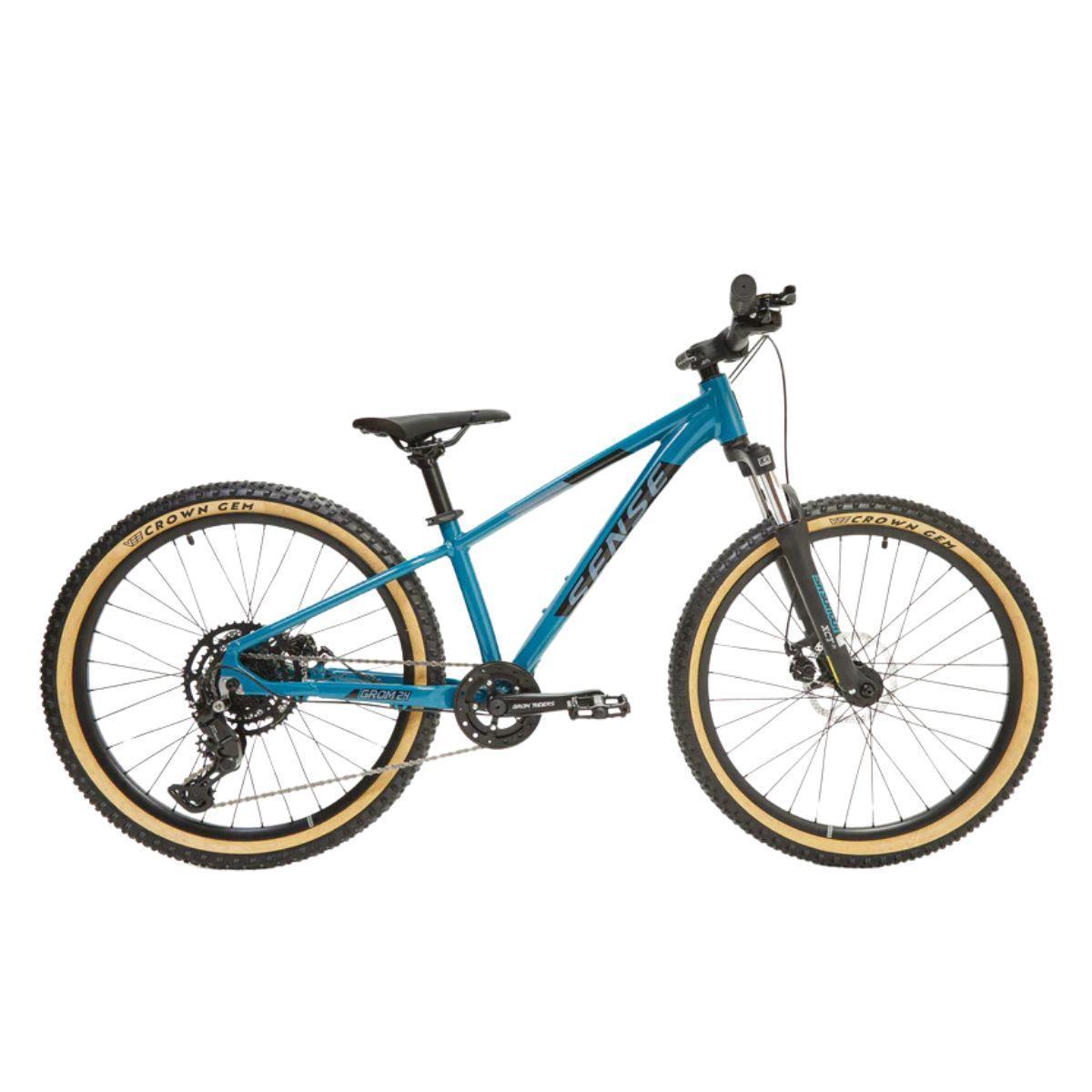 Bicicleta Sense Bike Grom Aro 24 Susp. Dianteira 9 Marchas - Branco/laranja
