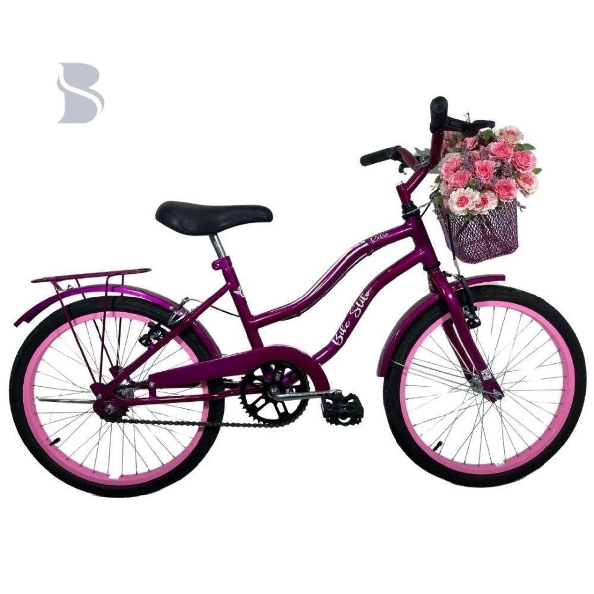 Bicicleta Oxer Cissa Aro 20 Rígida 1 Marcha - Rosa