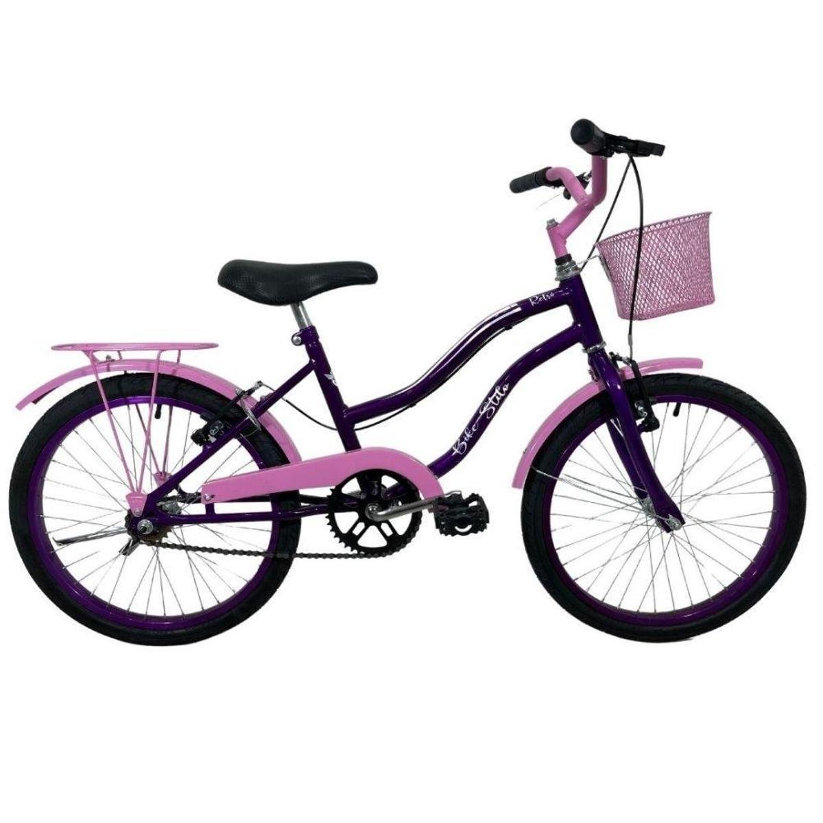 Bicicleta Oxer Cissa Aro 20 Rígida 1 Marcha - Rosa
