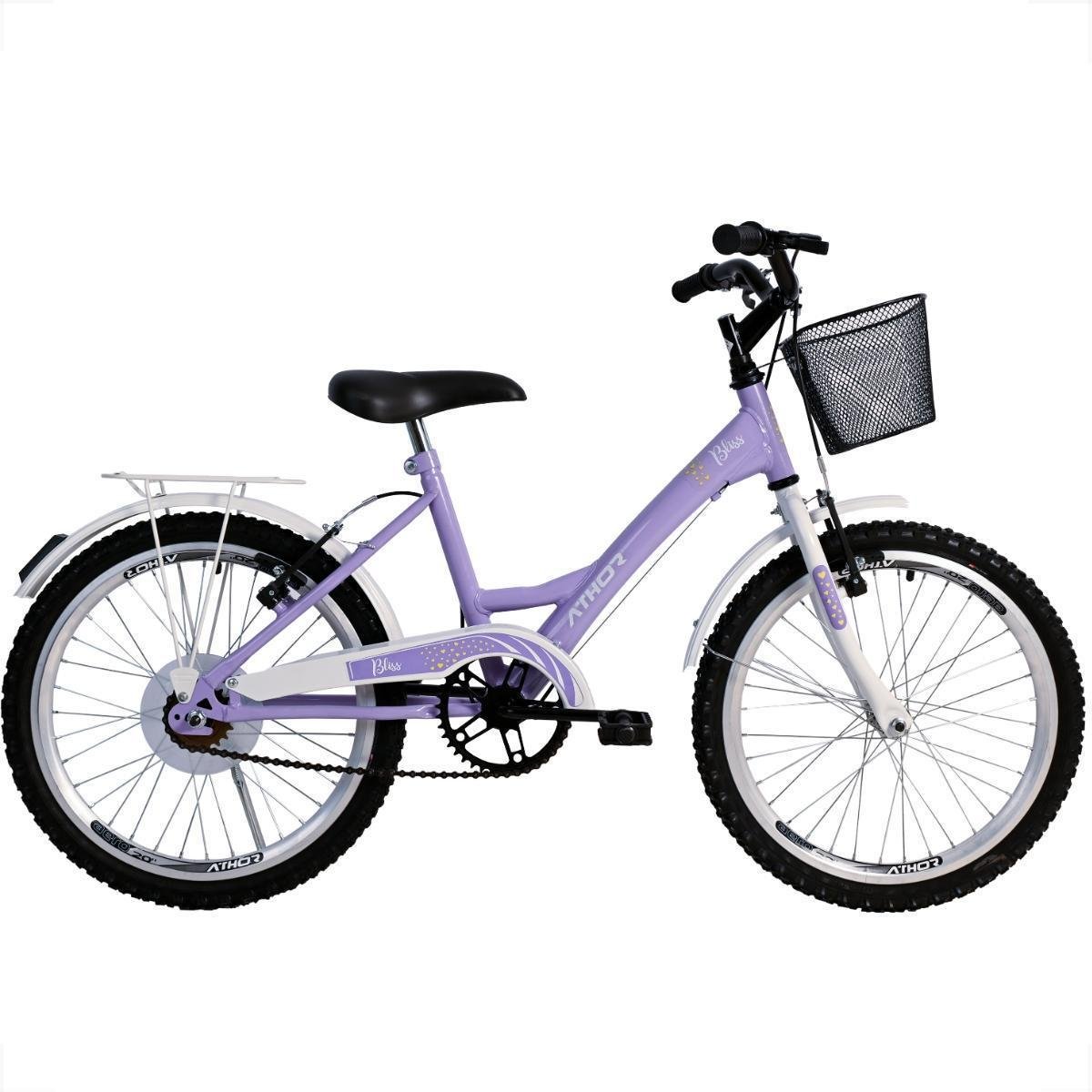 Bicicleta Athor Bike Bliss Vb Aro 20 Rígida 1 Marcha - Lilás