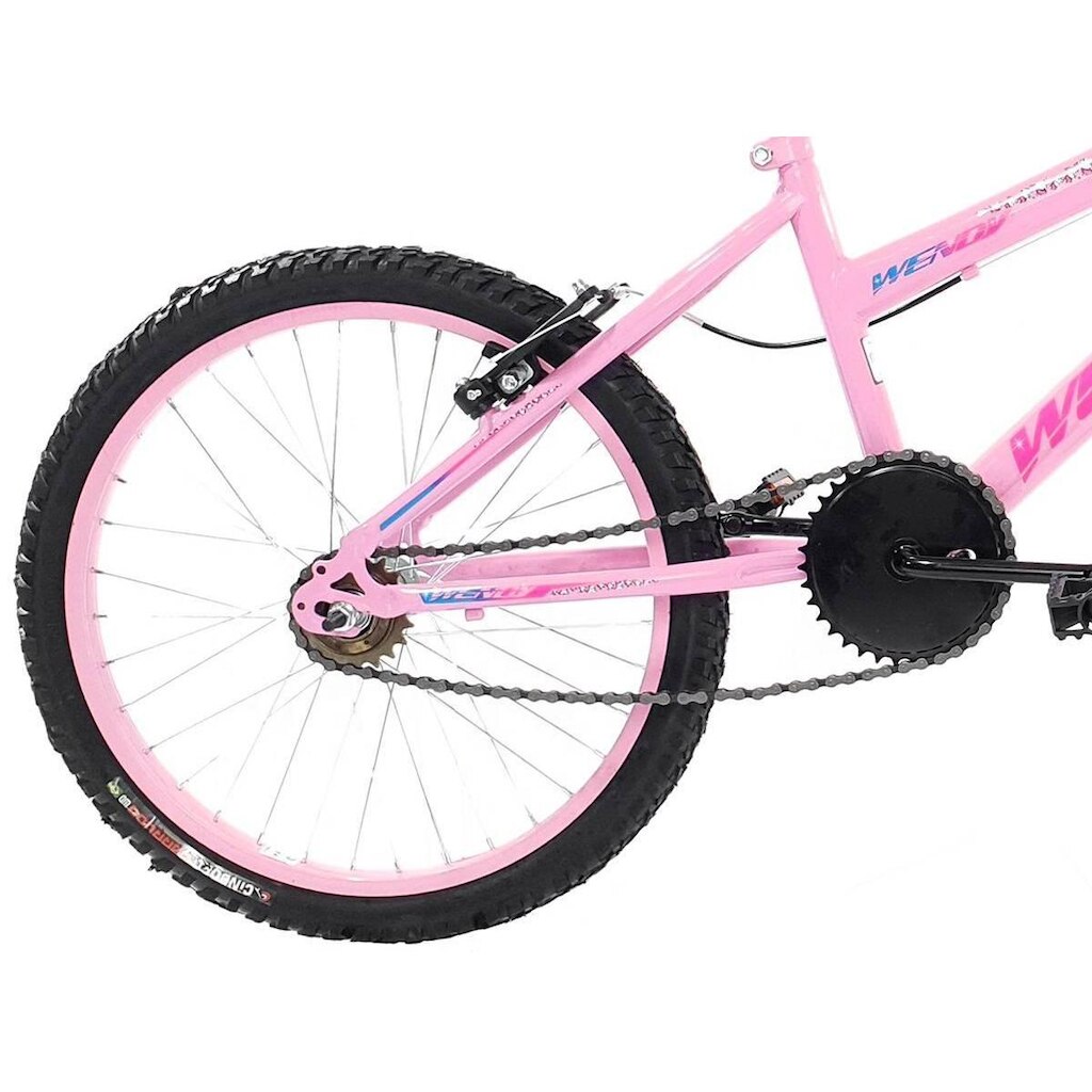Bicicleta Infantil Feminina Passeio Aro 20 Wendy Com Cesta
