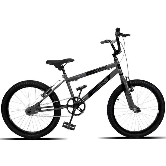 Bicicleta Infantil Forss Cross Aro 20 - 6 A 9 Anos - Grafite Menor preço em Bicicleta Infantil Forss Cross Aro 20 - 6 A 9 Anos - Grafite