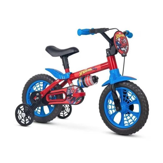 Bicicleta Infantil Homem Aranha Aro 12 Vermelho Spider Man - Vermelho Menor preço em Bicicleta Infantil Homem Aranha Aro 12 Vermelho Spider Man - Vermelho