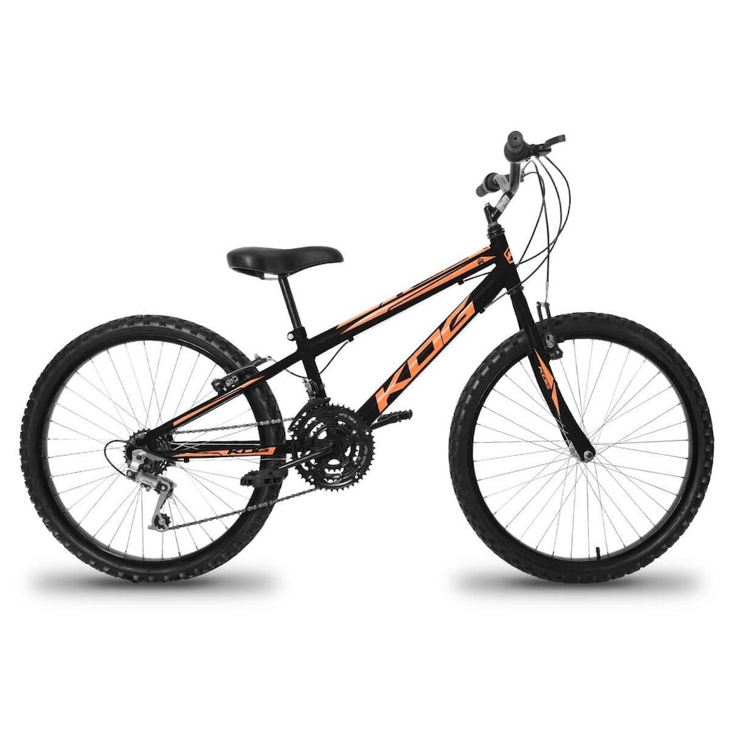 Bicicleta Infantil Masculina Aro 24 KOG Alumínio 18 Marcha