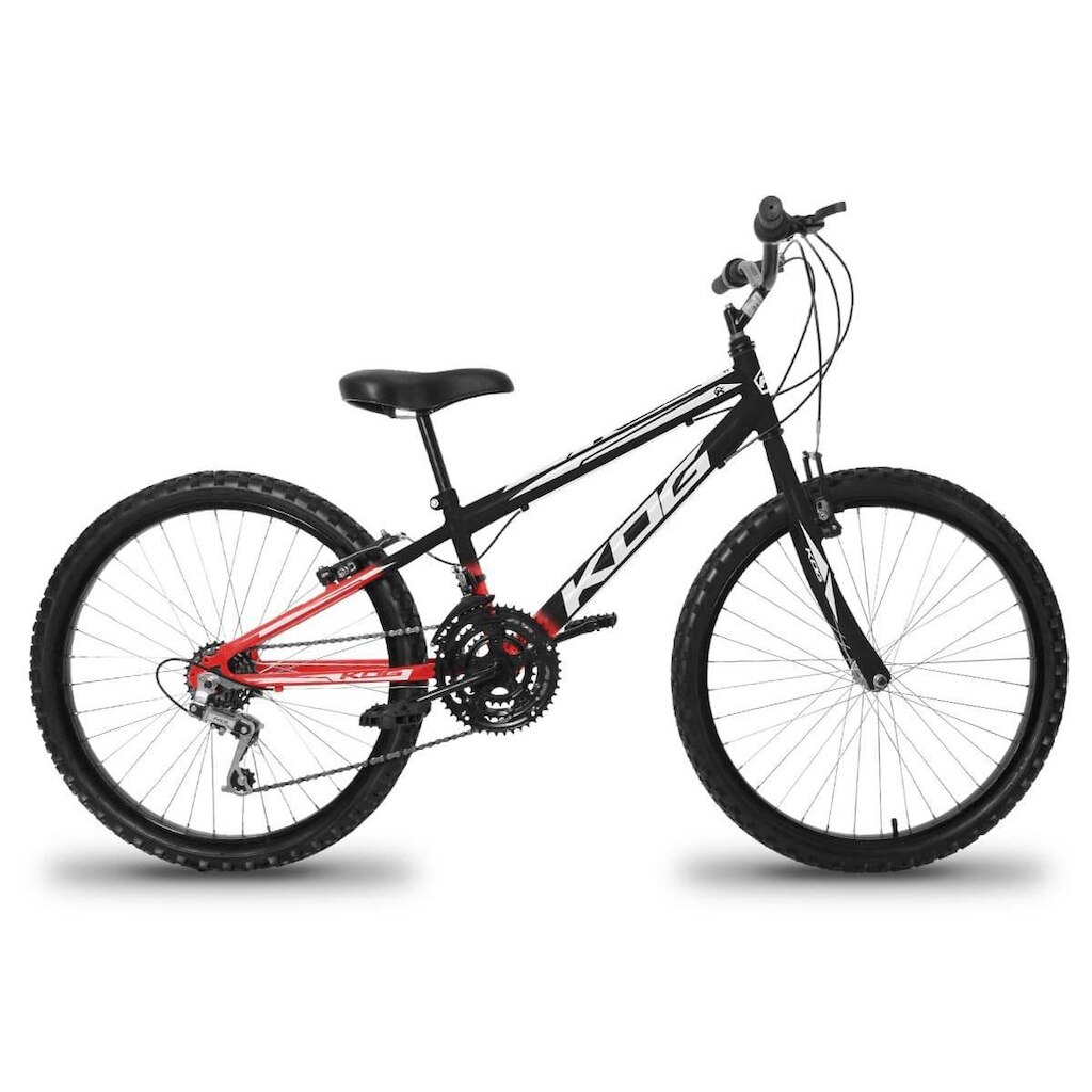 Bicicleta Infantil Masculina Aro 24 KOG Alumínio 18 Marcha