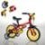 Bicicleta Infantil Masculina Mickey Disney Aro 12 - Nathor - Vermelho+Amarelo