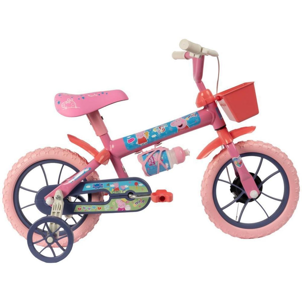 Bicicleta Verden Peppa Pig Aro 12 Rígida 1 Marcha - Rosa