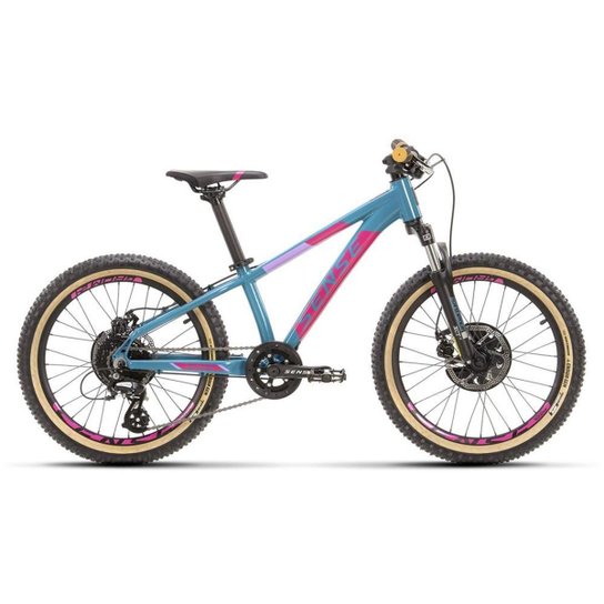 Bicicleta Infantil Sense 2021/22 Grom Aro 20 Shimano 8v - Azul+Rosa Menor preço em Bicicleta Infantil Sense 2021/22 Grom Aro 20 Shimano 8v - Azul+Rosa