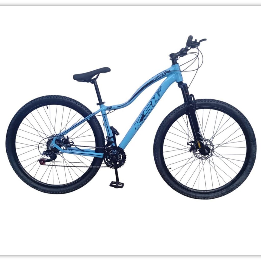 Bicicleta Ksw Mwza 29 Feminina 21v Indexada Mtb Aluminio Freio Hidraulico