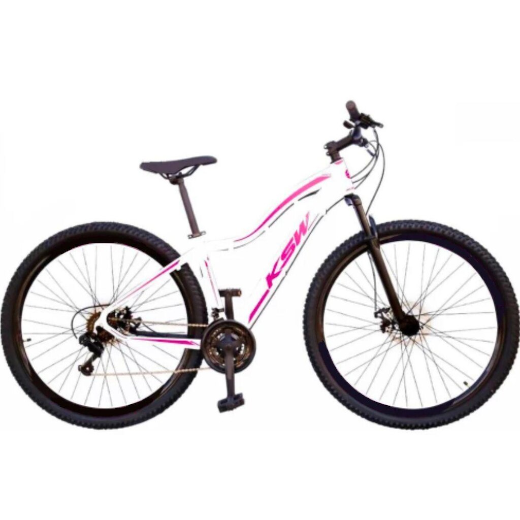 Bicicleta Ksw Mwza Aro 29 Feminina 21v Index Mtb Quadro Alum HIDRAULICO