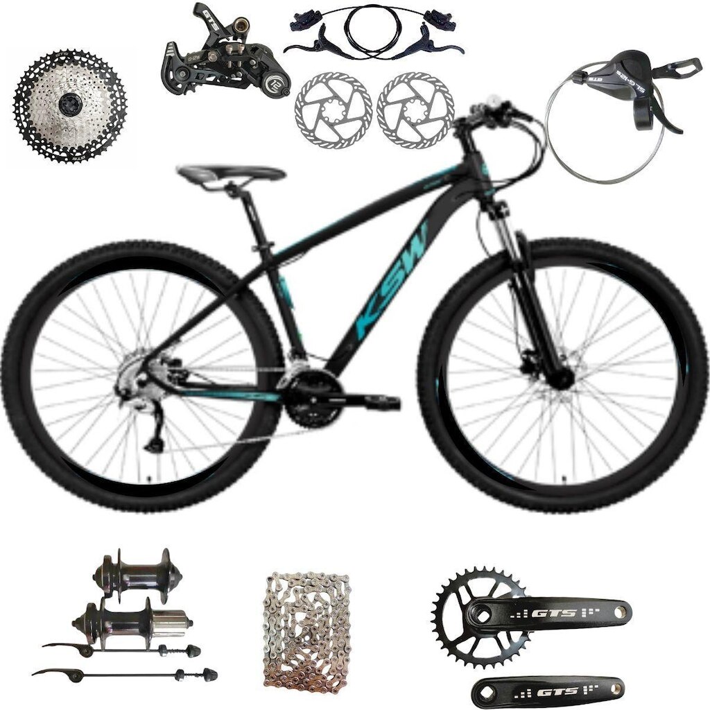 Bicicleta Ksw Xlt Aro 29 12 Velocidades  Freios Hidraulicos
